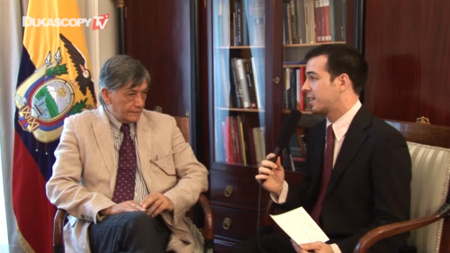 Entrevistando a Miguel Calahorrano Entrevistando a Miguel Calahorrano